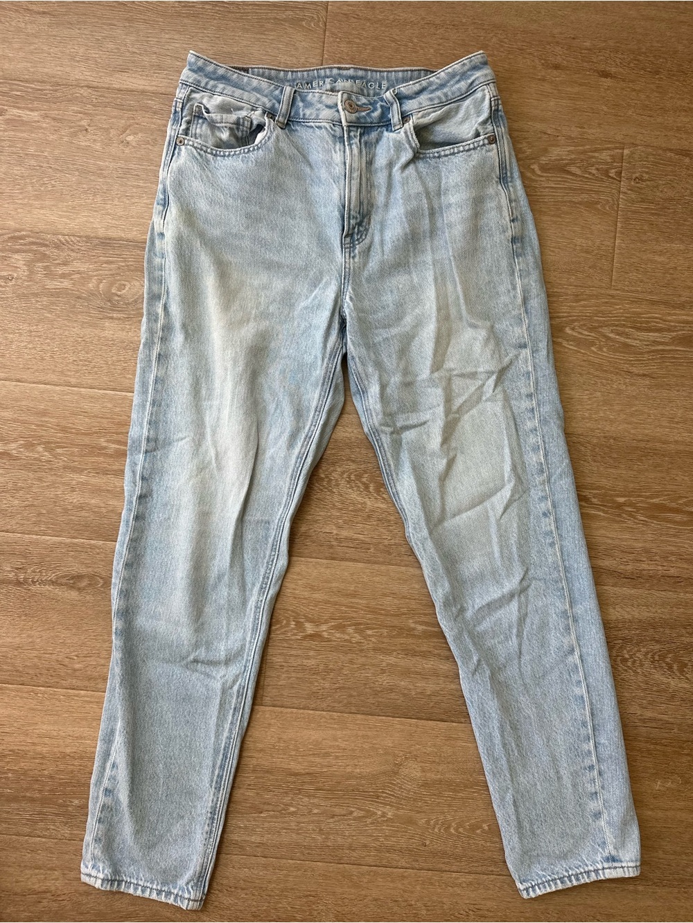 American Eagle Outfitters Light Blue Straight Leg Jeans